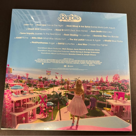 Barbie Movie Soundtrack - Exclusive Candy Floss Vinyl SEALED - Picture 2 of 2